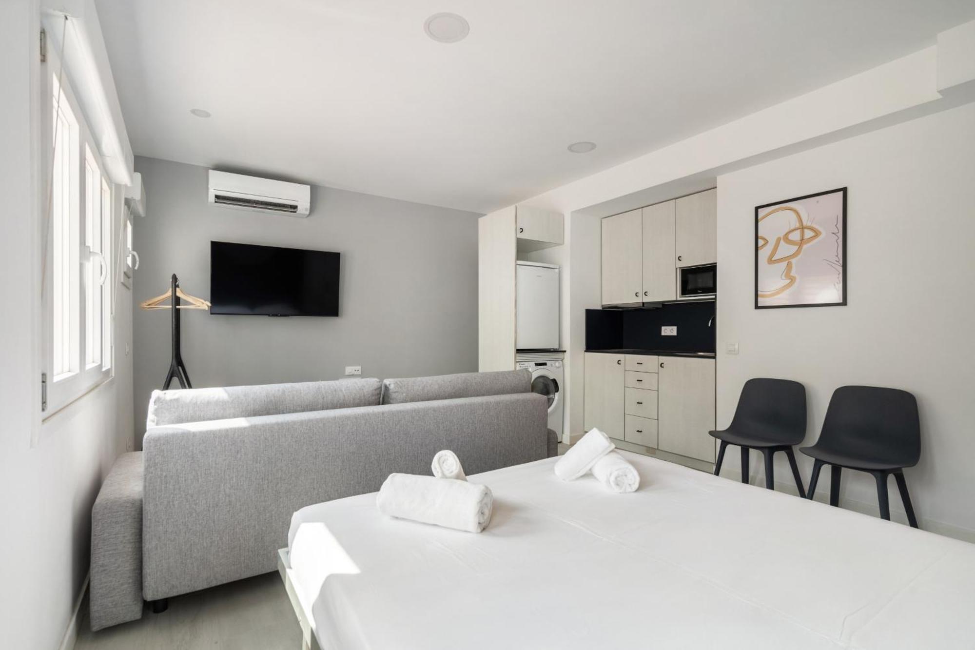 Madrid Riverside Studios Con Parking Incluido Alquiler Temporal מראה חיצוני תמונה