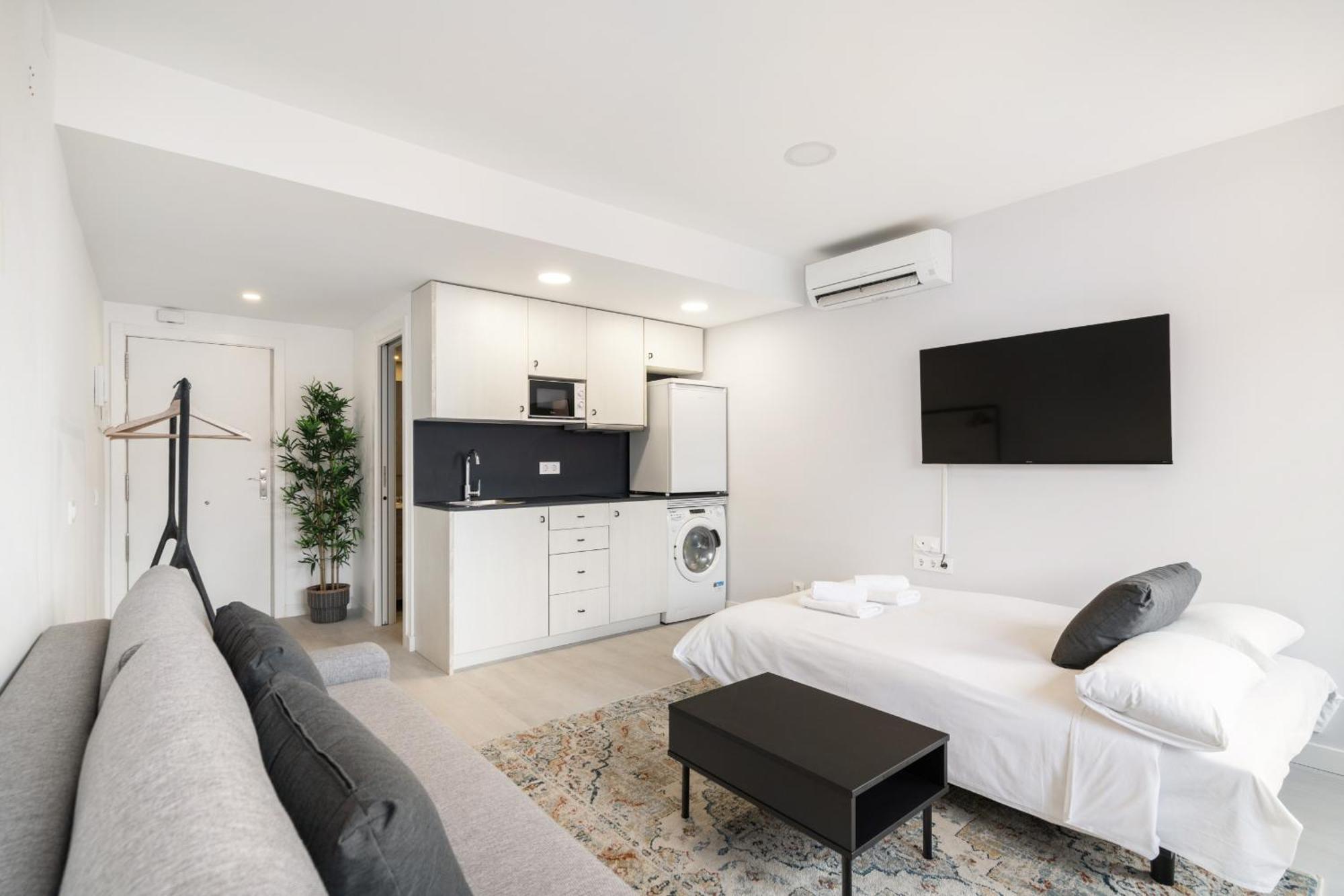 Madrid Riverside Studios Con Parking Incluido Alquiler Temporal מראה חיצוני תמונה