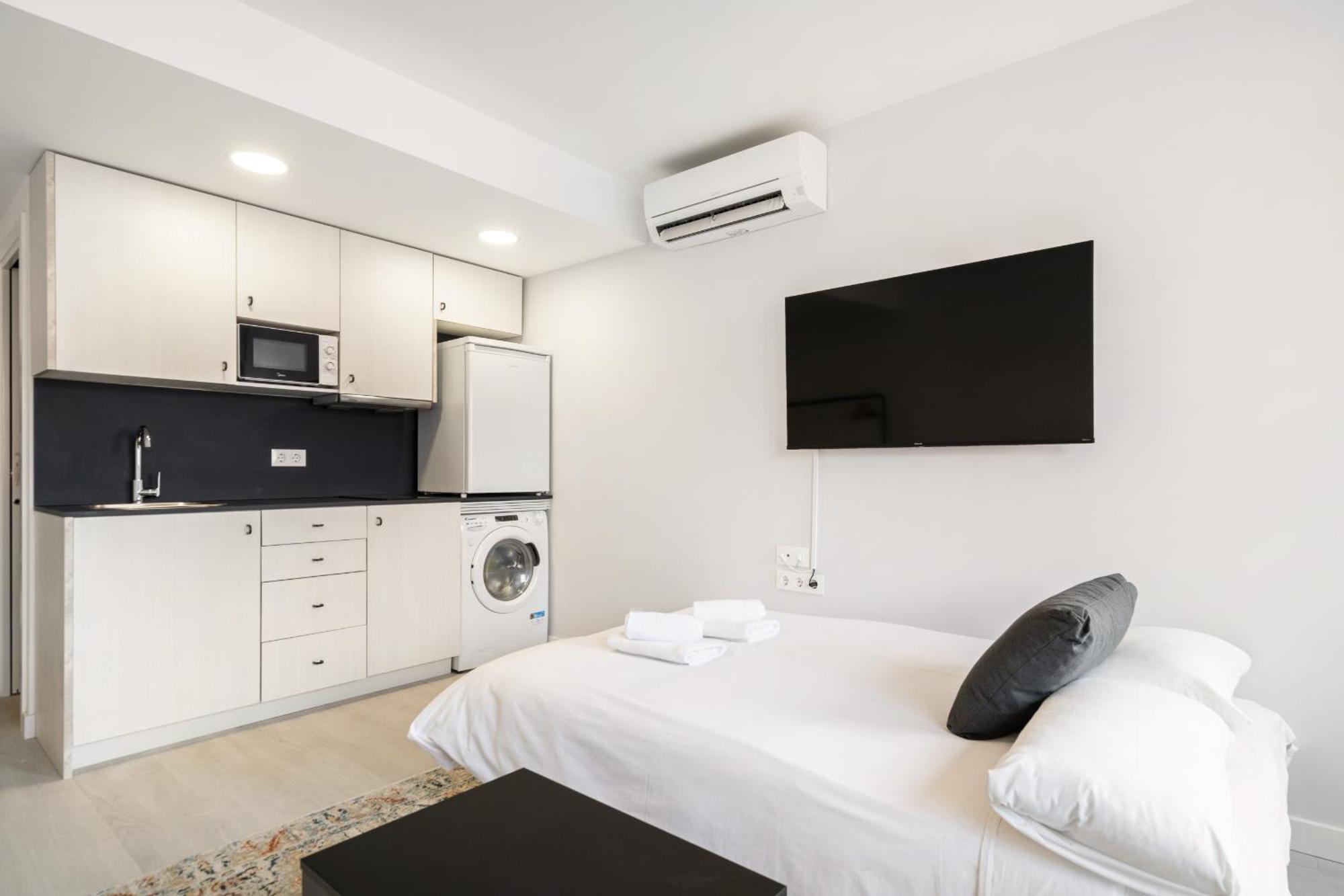 Madrid Riverside Studios Con Parking Incluido Alquiler Temporal מראה חיצוני תמונה