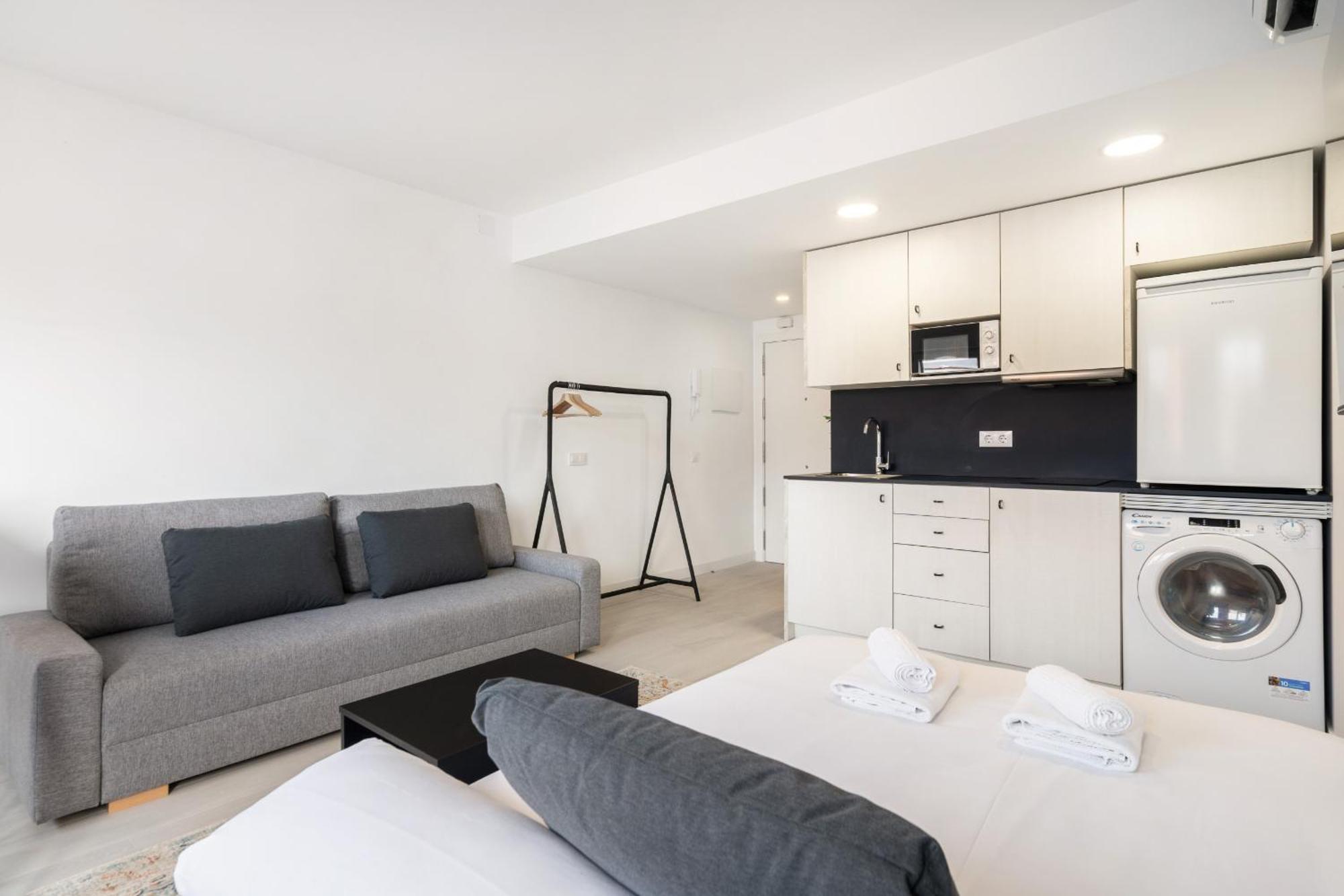 Madrid Riverside Studios Con Parking Incluido Alquiler Temporal מראה חיצוני תמונה