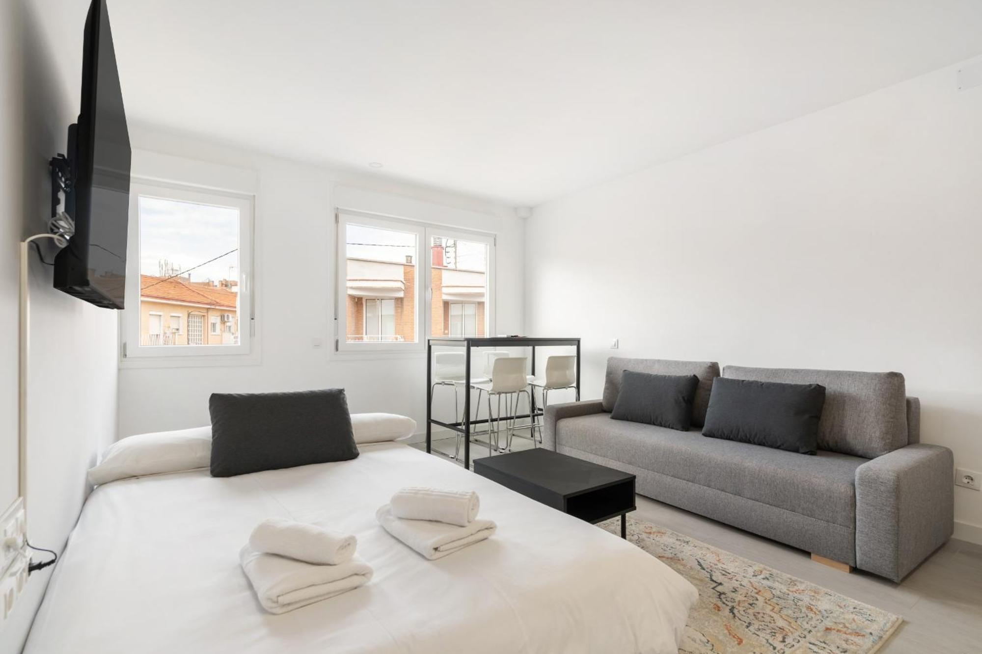 Madrid Riverside Studios Con Parking Incluido Alquiler Temporal מראה חיצוני תמונה