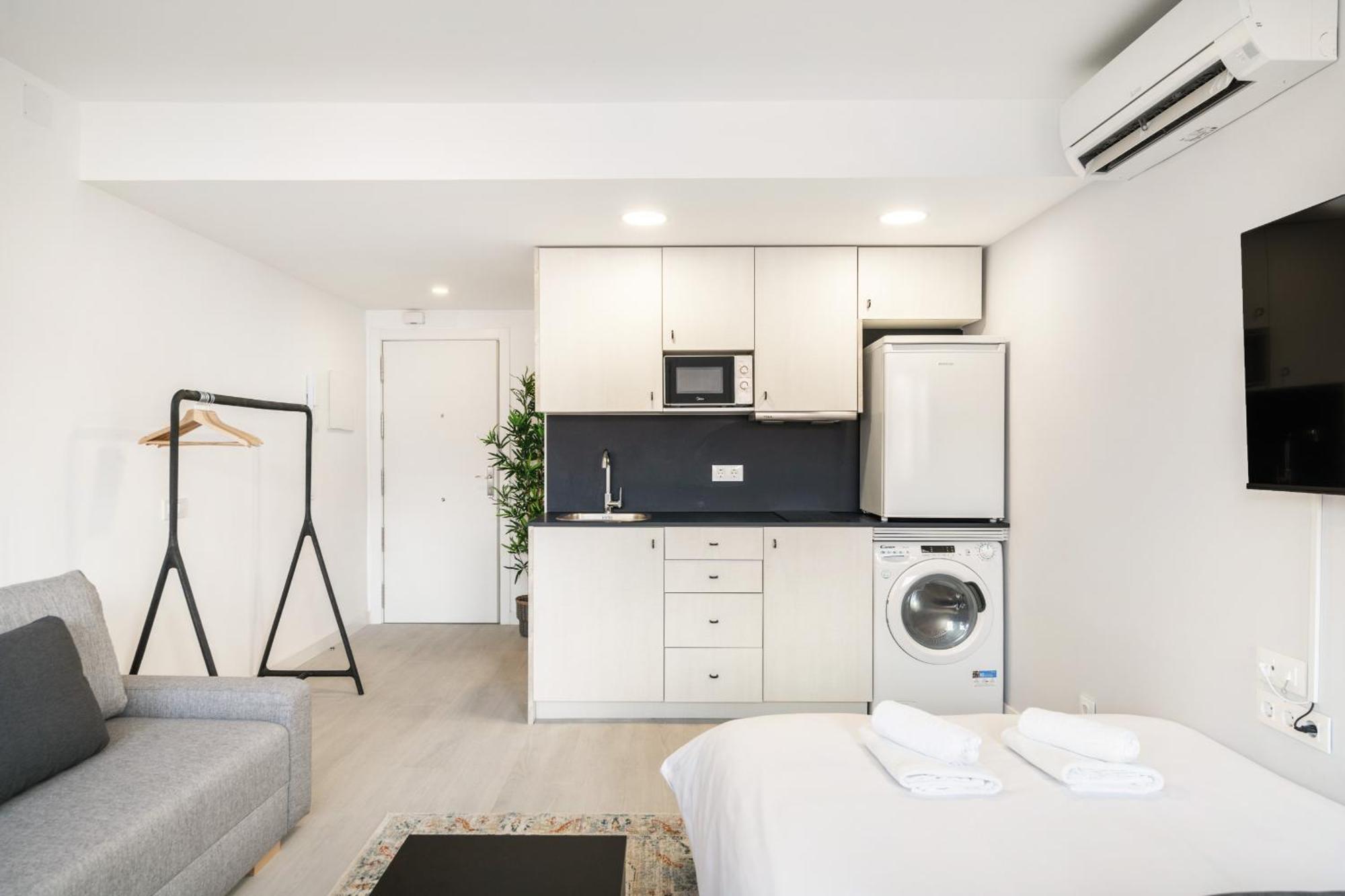 Madrid Riverside Studios Con Parking Incluido Alquiler Temporal מראה חיצוני תמונה