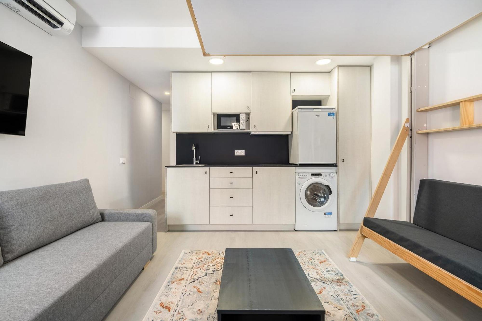 Madrid Riverside Studios Con Parking Incluido Alquiler Temporal מראה חיצוני תמונה