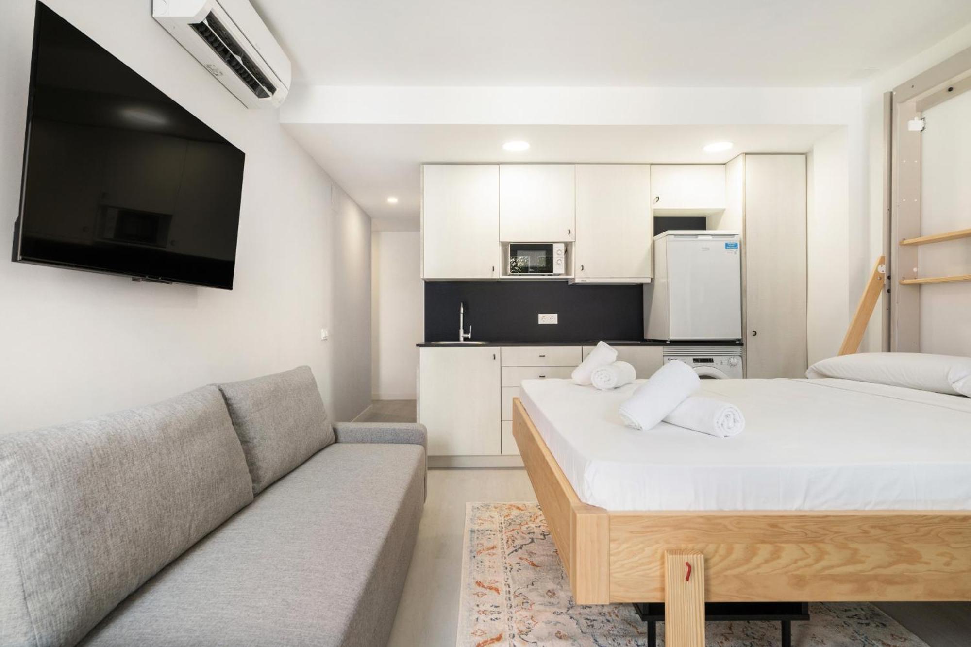 Madrid Riverside Studios Con Parking Incluido Alquiler Temporal מראה חיצוני תמונה